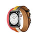 Get Hermès Hermès Apple Watch Band 41mm - Orange/Blanc Double Tour in Qatar from TaMiMi Projects