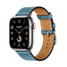 Hermès Apple Watch Band 41mm - Bleu Jean Single Tour