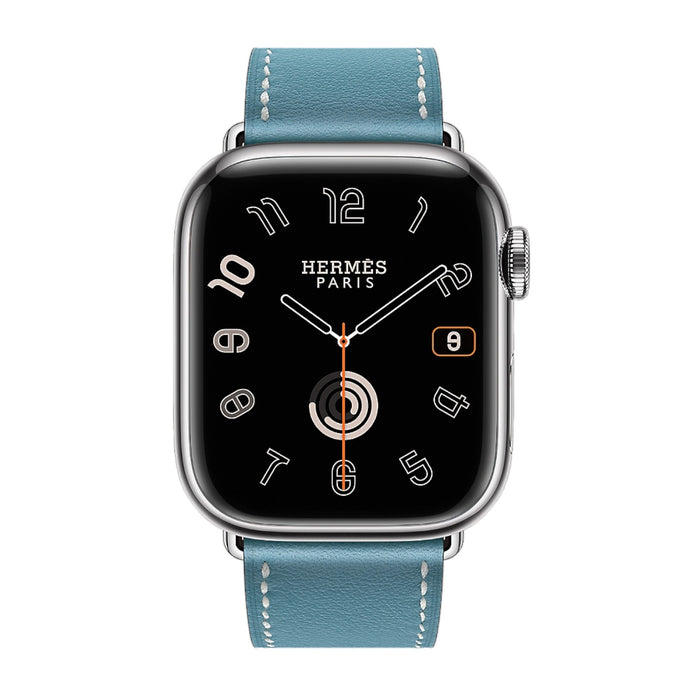 Apple Watch Hermès - Bleu Jean Swift Leather Single Tour - 41mm