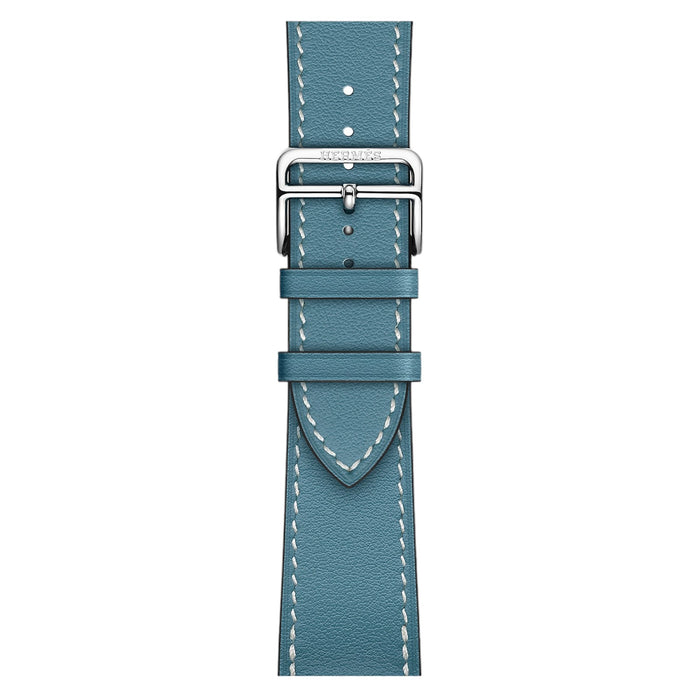 Apple Watch Hermès - Bleu Jean Swift Leather Single Tour - 45mm