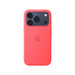 Apple iPhone 17 Pro Silicone Case with MagSafe in Guava. TaMiMi Projects Qatar.