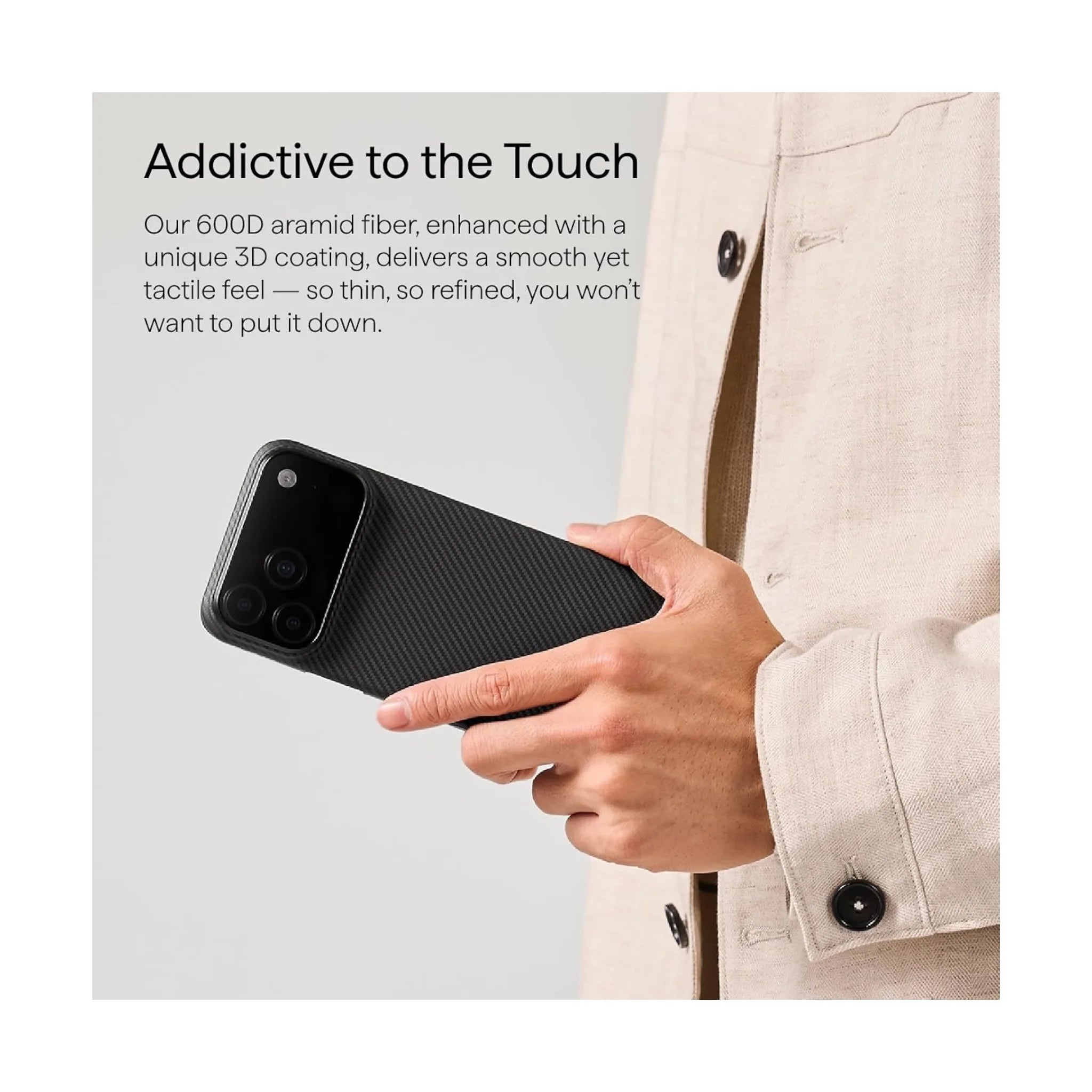 Pitaka iPhone 17 Pro Case - Black/Grey Pitaka iPhone 17 Pro Case - Black/Grey