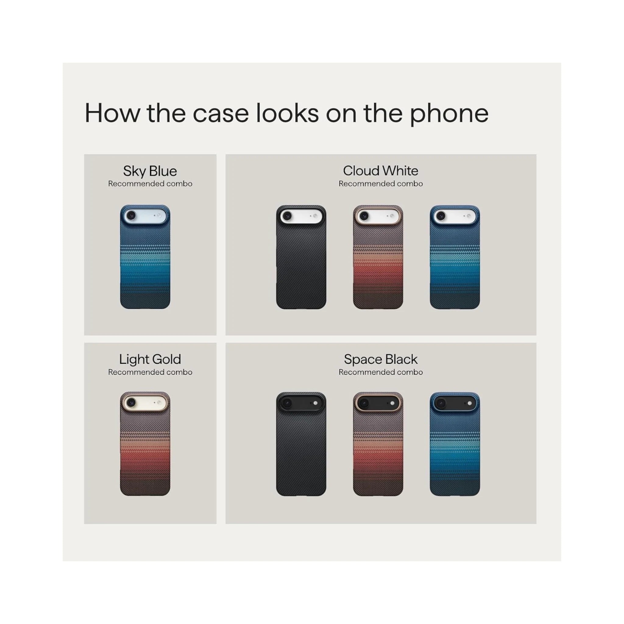 Pitaka iPhone Air Case - Moonrise Pitaka iPhone Air Case - Moonrise