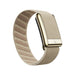Whoop 5 SuperKnit Luxe Band Dune premium knit strap with gold clasp from TaMiMi Projects in Qatar.