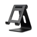 Adjustable tablet stand with 260° rotation, stable aluminum base, ergonomic design, fits up to 13-inch devices - TaMiMi Projects, Qatar.