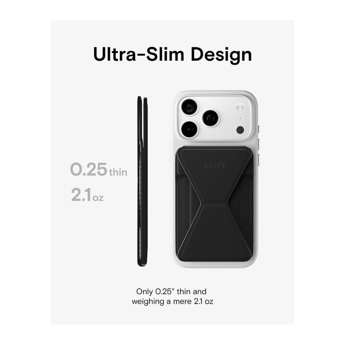 MOFT MagSafe Wallet Stand with Find My, Ultra-slim design with no added bulk. TaMiMi Projects Qatar.