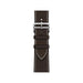 Hermès Apple Watch Band 46mm Barenia in Ebene. TaMiMi Projects Qatar.