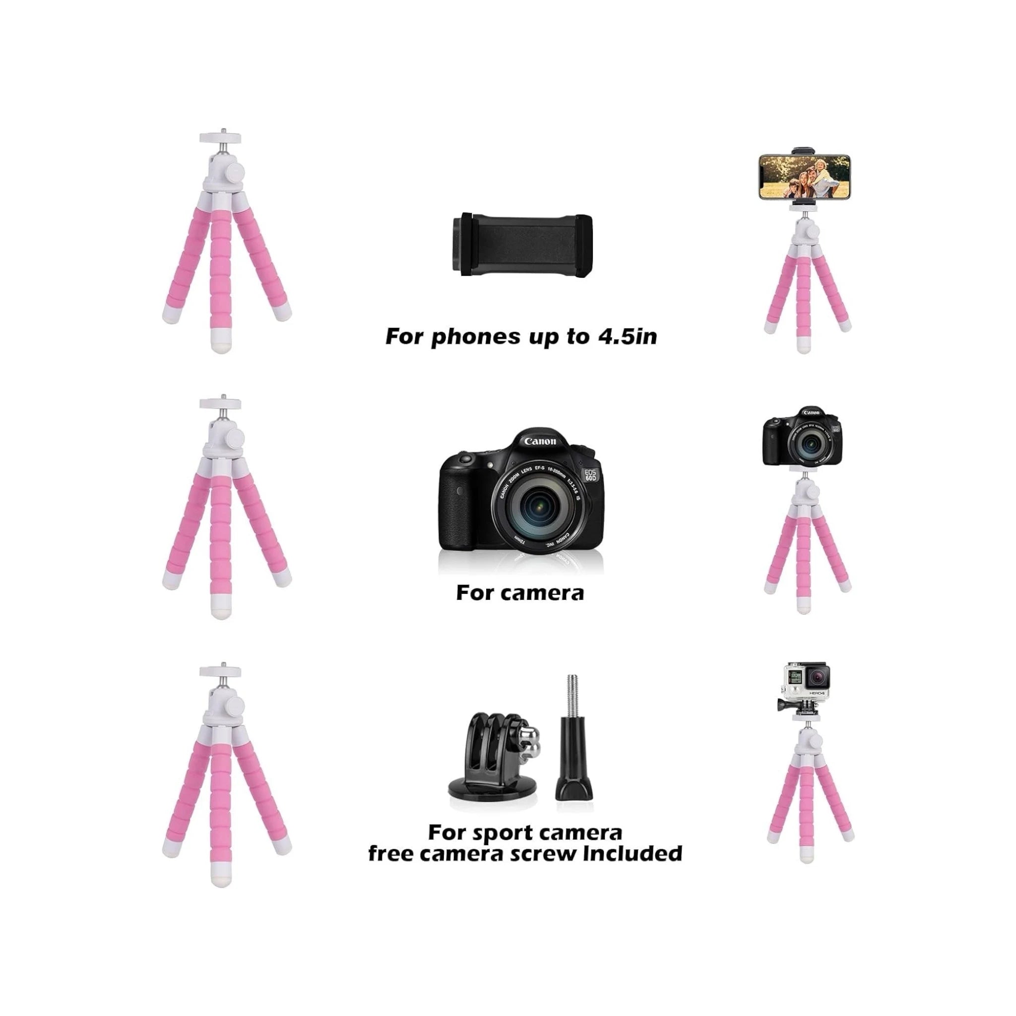 UBeesize Portable Tripod - Pink UBeesize Portable Tripod - Pink