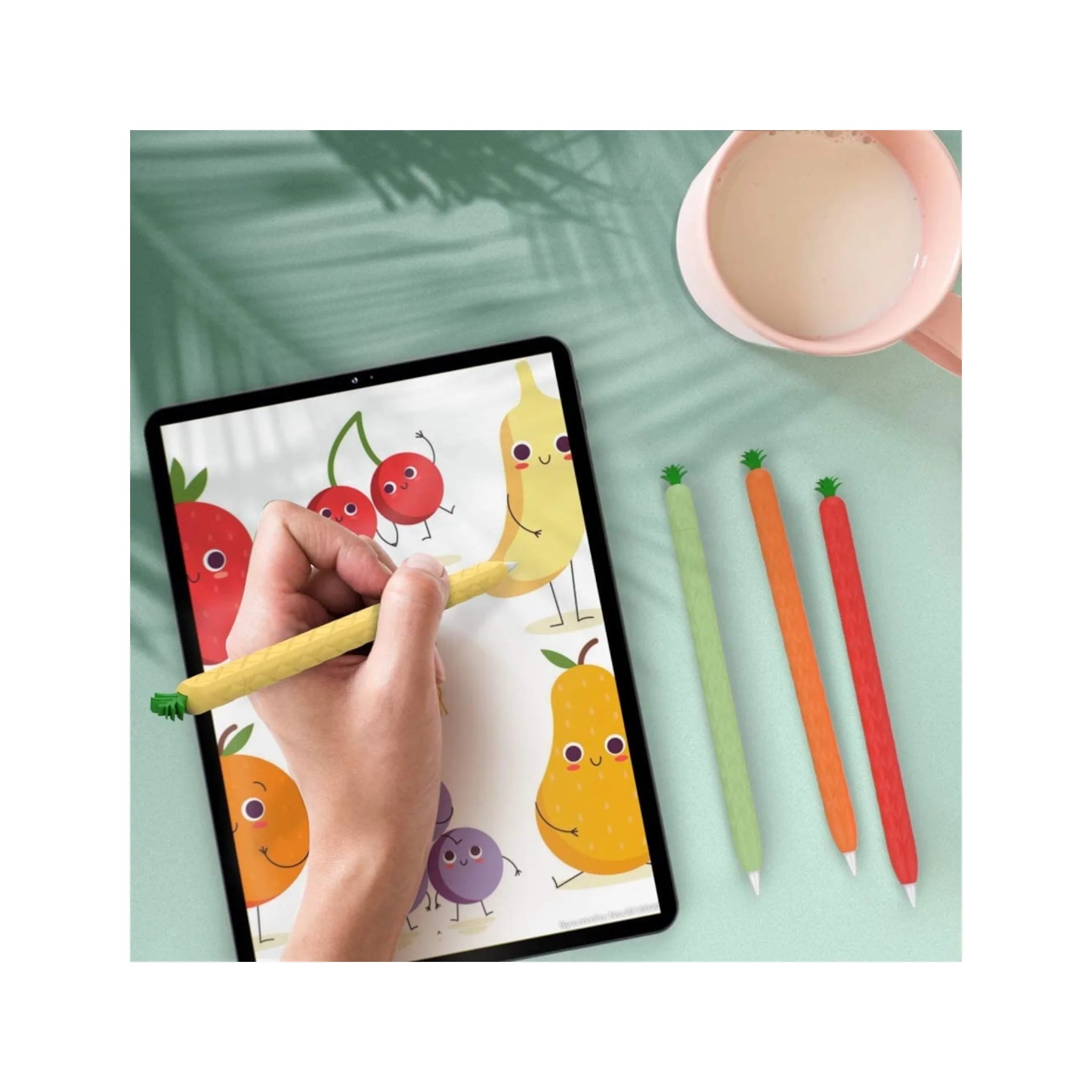 تلبيسه لقلم ابل ٢ / برو - أناناس أصفر تلبيسه لقلم ابل ٢ / برو - أناناس أصفر