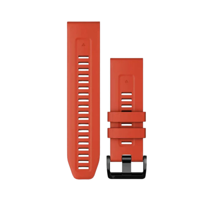 Garmin QuickFit® 22 Watch Bands - Flame Red Silicone