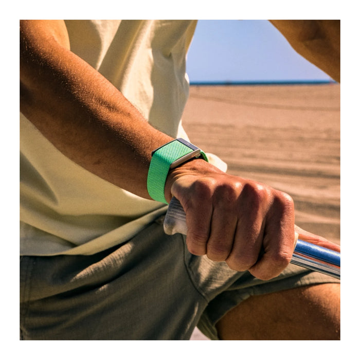 Get WHOOP 5.0 SuperKnit band from TaMiMi Projects in Qatar. Fully adjustable, stainless steel, ideal for everyday wear.