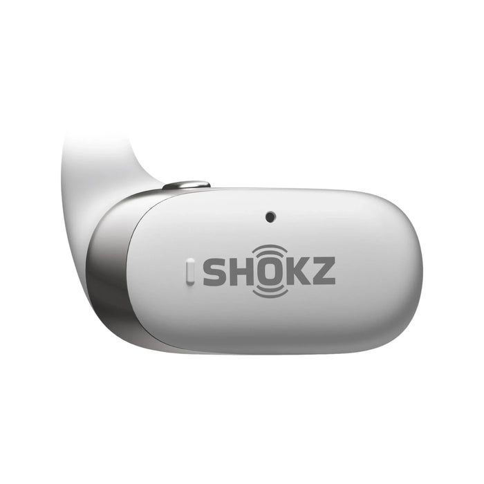 ‫احصل علي سماعة شوكز OpenFit 2 لدي تميمي بروجكتس في قطر. استمتع بصوت نقي وراحة طوال اليوم، مقاومة للماء، بطارية ٤٨ ساعة. 