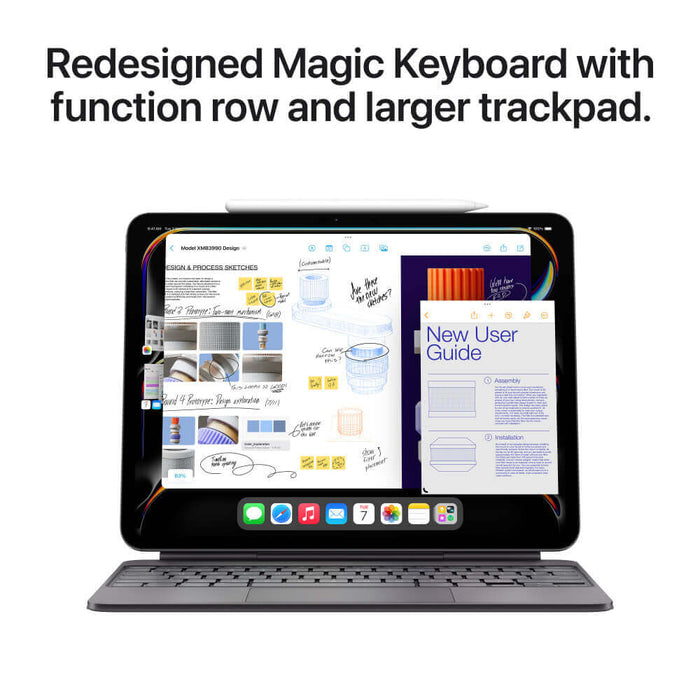 ‫Apple iPad Pro 11-inch (2024) Wi-Fi, featuring M4 chip and Ultra Retina XDR display. Available at TaMiMi Projects in Qatar
