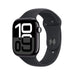 Apple Watch S10 GPS 46mm Jet Black Aluminium with Black Sport Band, durable and stylish. TaMiMi Projects in Qatar.