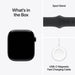 Apple Watch S10 GPS 46mm Jet Black Aluminium with Black Sport Band, durable and stylish. TaMiMi Projects in Qatar.