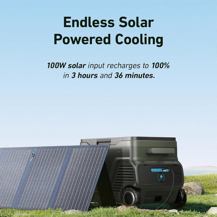 Portable Refrigerator Cooler - Solar Powered 
