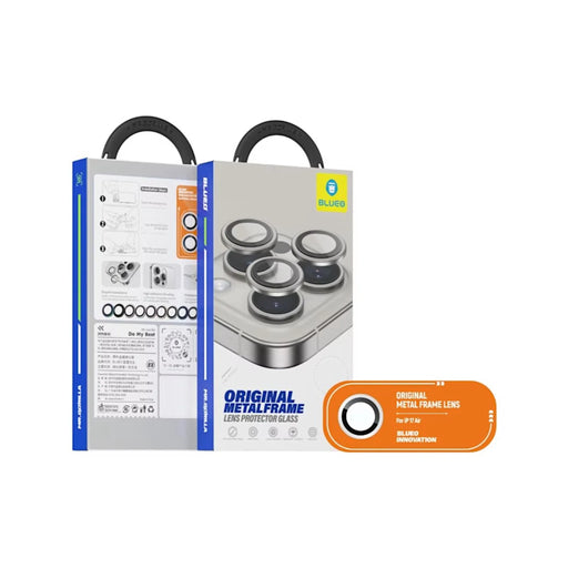 ‫حماية عدسة كاميرا آيفون 17 Air زجاج 9H من Blueo لون فضي من TaMiMi Projects in Qatar‬
