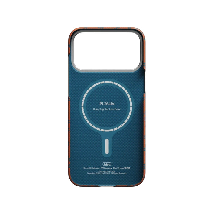 Pitaka iPhone 17 Pro Case in Leaping (Blue Orange) TaMiMi Projects Qatar.