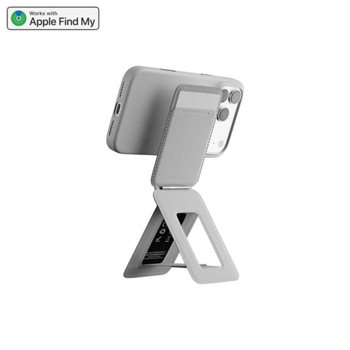 MOFT Trackable MagSafe Wallet Tripod Stand with Find My, real-time tracking and left-behind alerts. TaMiMi Projects Qatar.