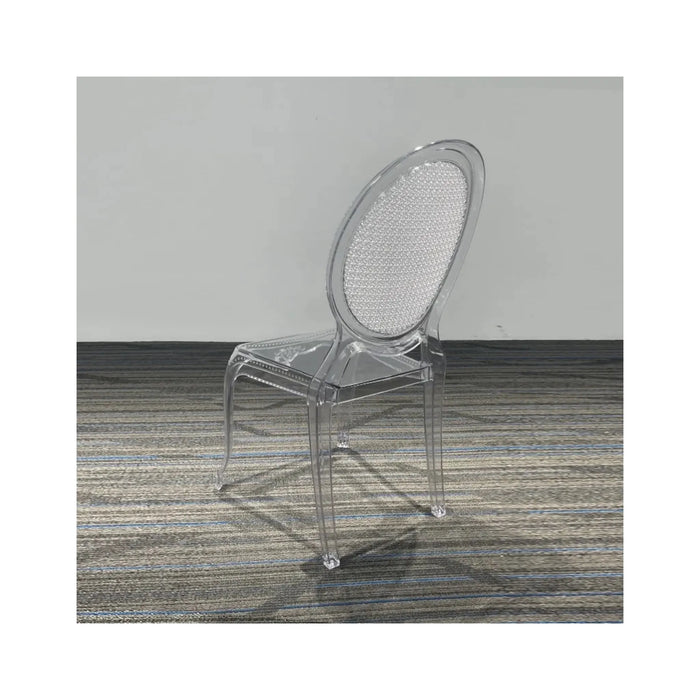 Transparent Acrylic Chair, Transparent Chair – Modern Design, Made of acrylic, scratch-resistant, at TaMiMi Projects in Qatar.