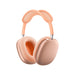 ‫آيربودز ماكس باللون البرتقالي (٢٠٢٤)، سماعات لاسلكية فاخرة بتقنيات صوت متقدمة وميزة إلغاء الضوضاء، متوفرة لدى تميمي بروجكتس في قطر.‬