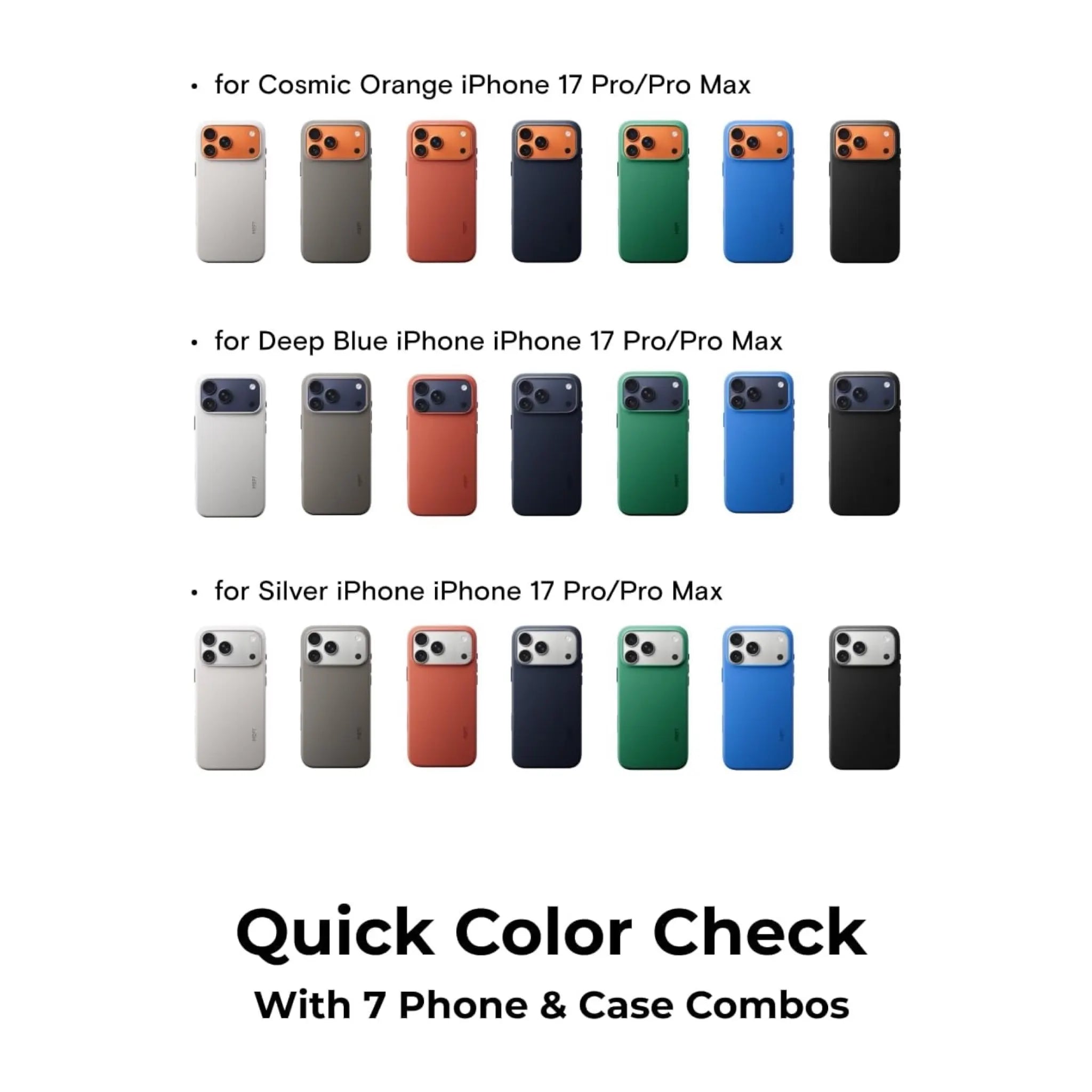 MOFT MOVAS Snap Case for iPhone 17 Pro Max - Navy Blue MOFT MOVAS Snap Case for iPhone 17 Pro Max - Navy Blue
