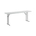Portable Folding Table, Suitable for training rooms, labs, and meeting halls, 180 × 45 × 75 cm, from TaMiMi Projects, Qatar.