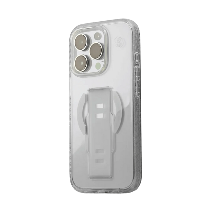 Grip2u Slim Case for iPhone 16 Pro Max, clear MagSafe with grip – TaMiMi Projects in Qatar