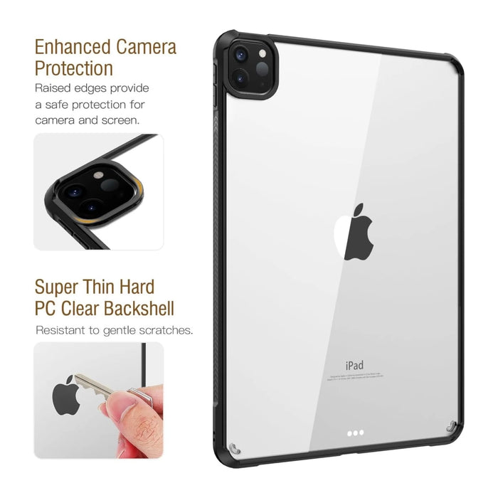 ‫احصل على كفر اكسندو للايباد برو ١٢.٩/ اير ١٣ من تميمى بروجكتس فى قطر. تصميم شفاف مع زوايا ممتصة للصدمات وحماية كاملة.