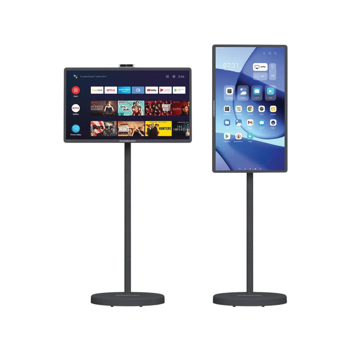 Powerology 32” Portable Android Smart Monitor, Android 15 operating system, Available now from TaMiMi Projects in Qatar.