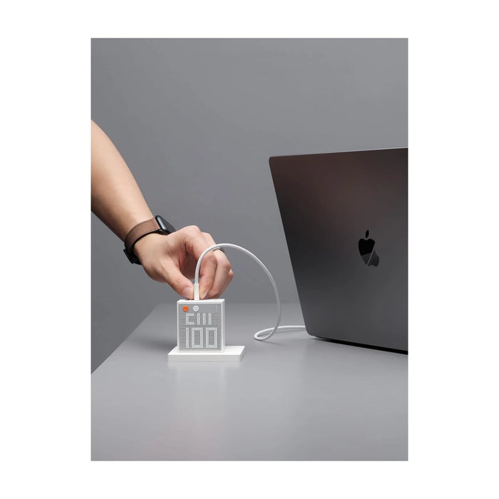 SHARGE Pixel 100 4-Port 100W GaN Charger, Perfect for home, travel, Available now from TaMiMi Projects in Qatar.