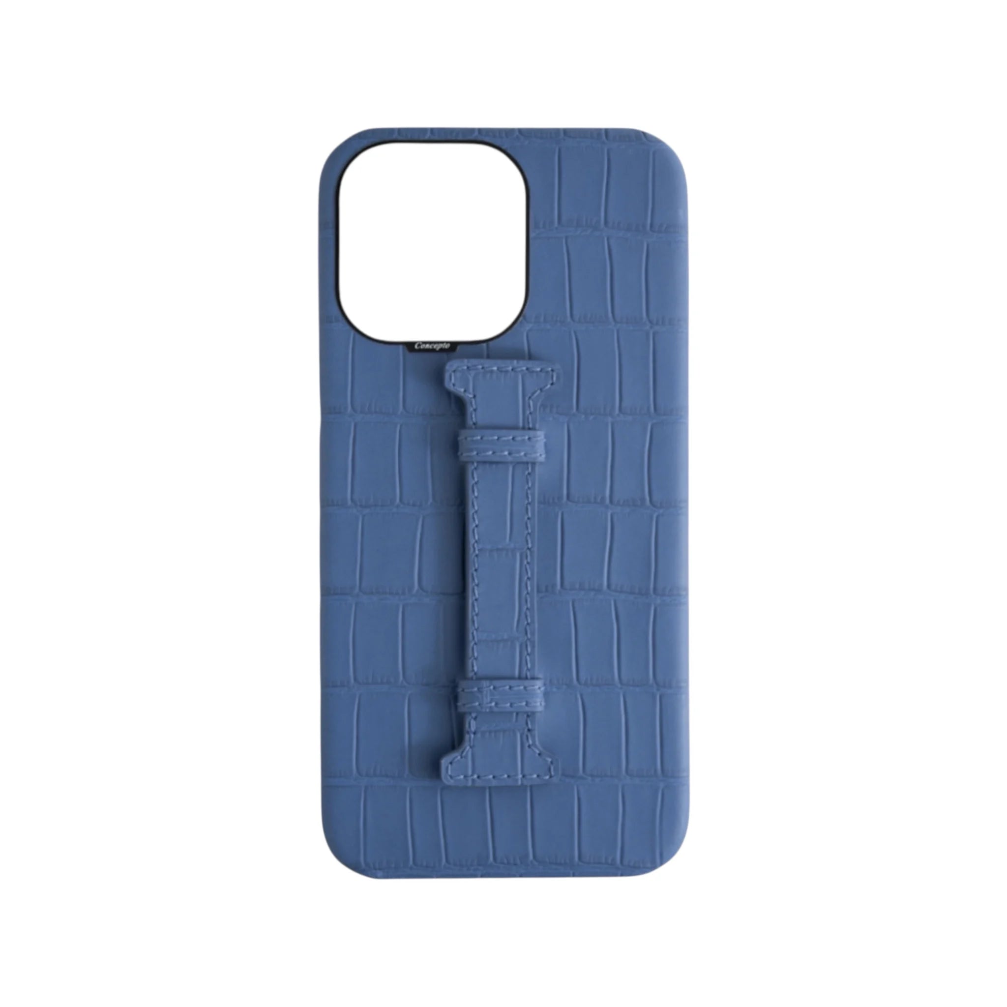 Concepto Crocodile Embossed Case - Navy | iPhone 15 Pro Max