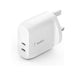 Belkin Dual USB-C Wall Charger 40W, Dual USB-C wall charger with total 40W output, TaMiMi Projects Qatar.