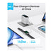 Anker 140W 4-Port GaN Fast Charger, advanced GaN technology for optimal performance. TaMiMi Projects Qatar.