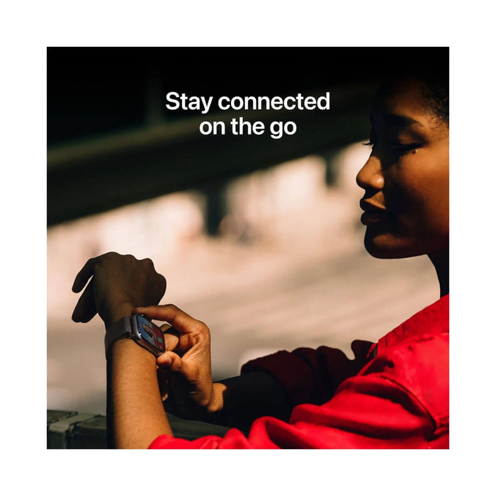 Apple Watch S11, GPS 42mm Jet Black Aluminium with Black Sport Band - S/M, Available now from TaMiMi Projects in Qatar.