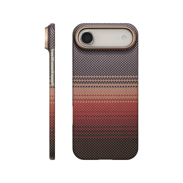 Pitaka iPhone Air Case - Sunset, Woven from ultra-strong aramid fiber
Available now from TaMiMi Projects in Qatar.