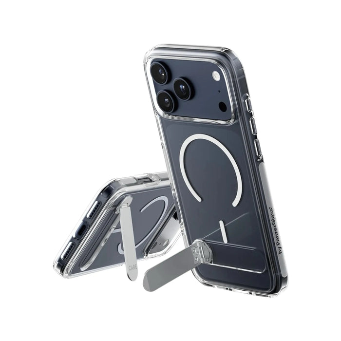 PanzerGlass Case for iPhone 17 Pro Max w. Kickstand & MagSafe - Clear
Available now from TaMiMi Projects in Qatar.