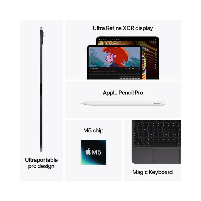 ‫احصل على ايباد برو مقاس ١١ بوصة الإصدار الجديد من ابل فى تميمي بروجكتس في قطر. شريحة M5 وشاشة Ultra Retina XDR. 