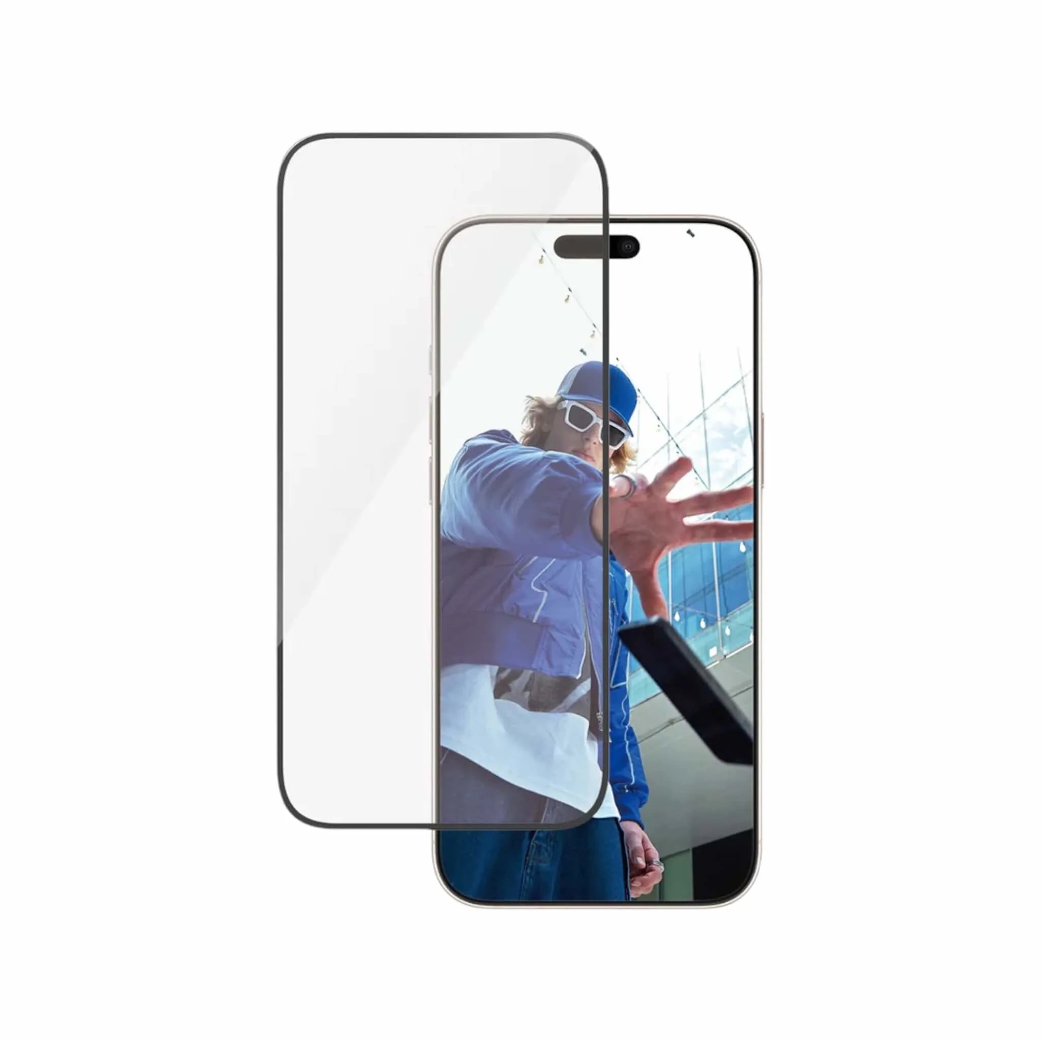 PanzerGlass® screen protector for iPhone 16 Pro - Aluminum frame PanzerGlass® screen protector for iPhone 16 Pro - Aluminum frame