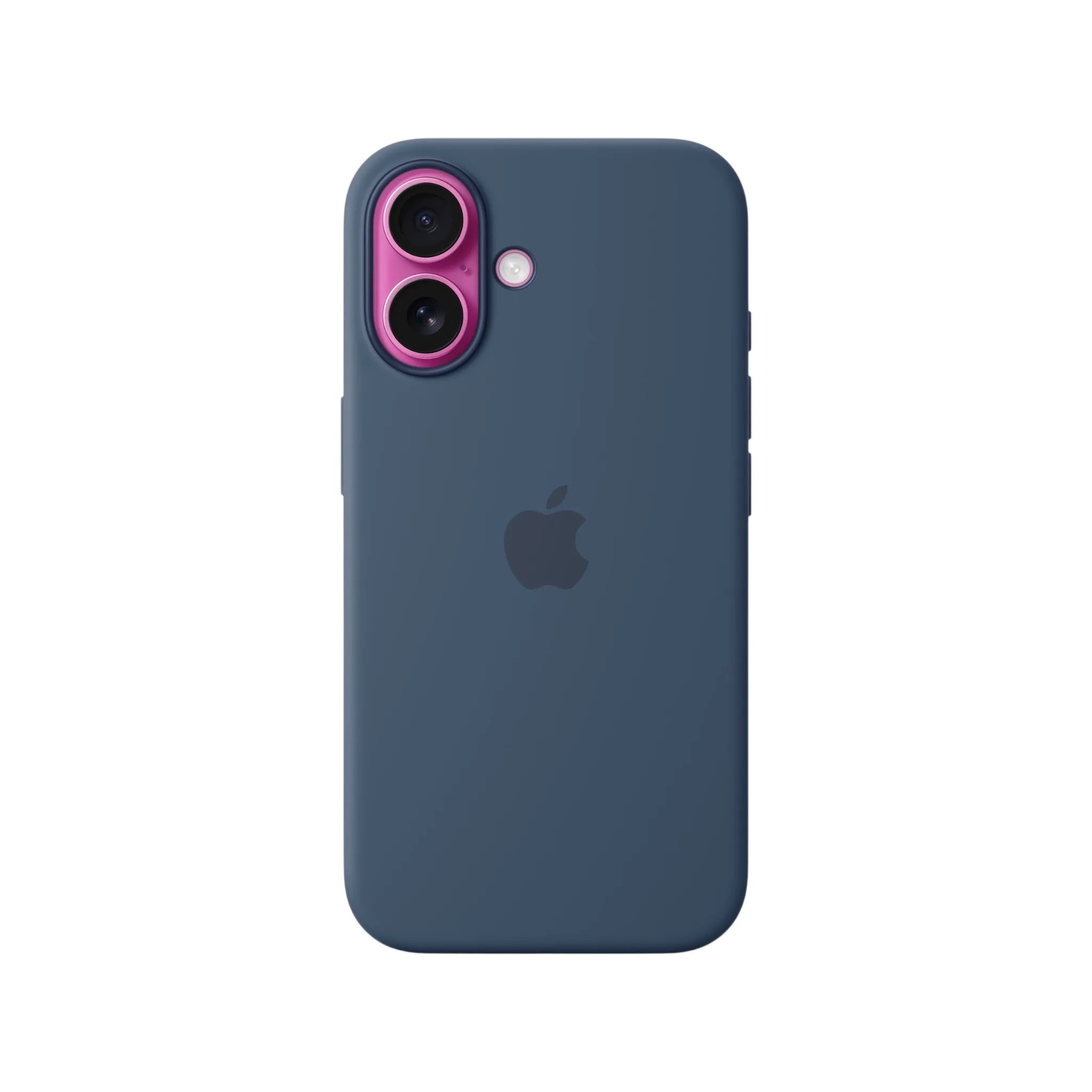 Apple iPhone 16 Silicone Case with MagSafe - Denim Apple iPhone 16 Silicone Case with MagSafe - Denim