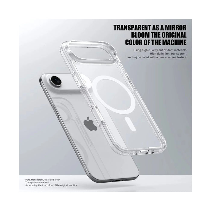 Xundd iPhone Air Magnetic Case - Clear
Supports magnetic wireless charging with the case, Available at TaMiMi Projects in Qatar.
