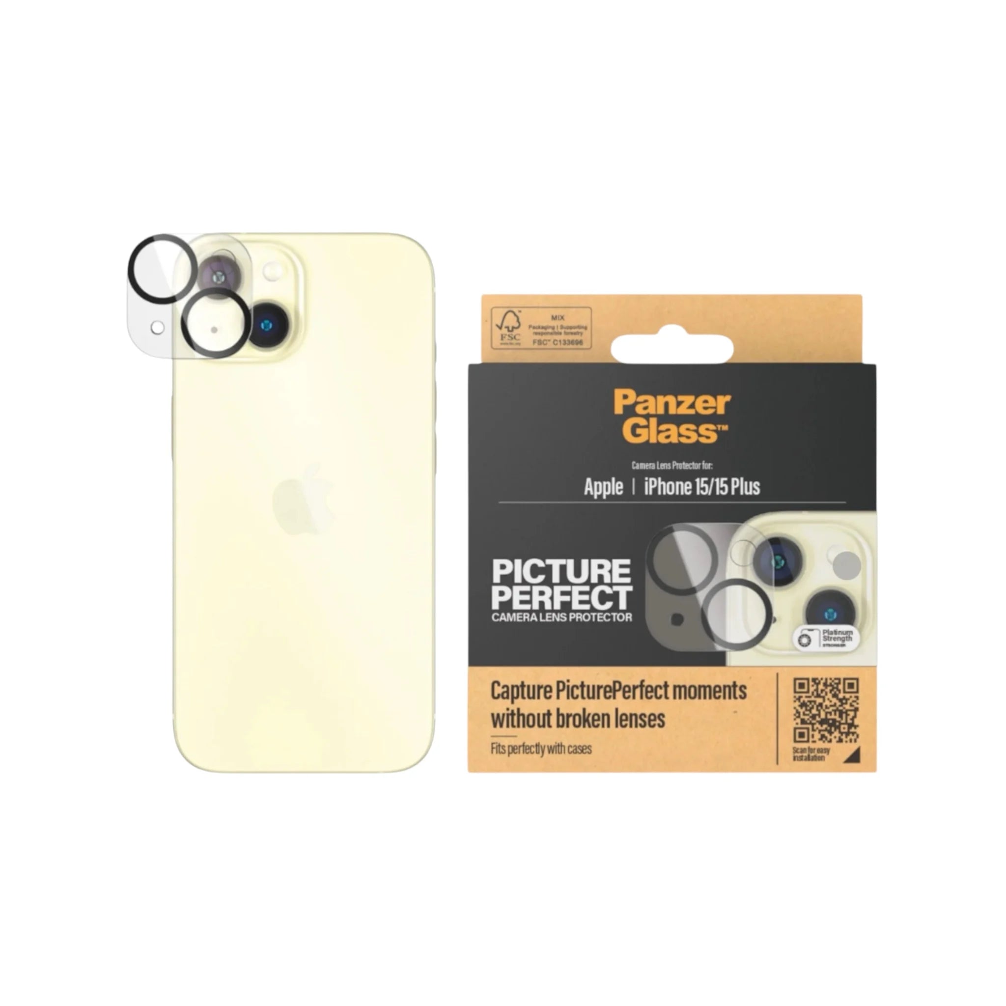 PanzerGlass Camera Lens iPhone 15 | 15 Plus PanzerGlass Camera Lens iPhone 15 | 15 Plus