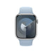 Apple Watch 45mm Sport Band in Light Blue M/L, Available now from TaMiMi Projects in Qatar.