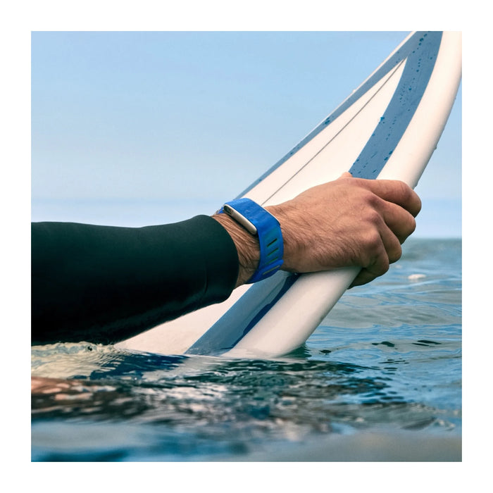 Whoop 5 MG SportFlex Silicone Band - Riptide. Available now from TaMiMi Projects in Qatar.