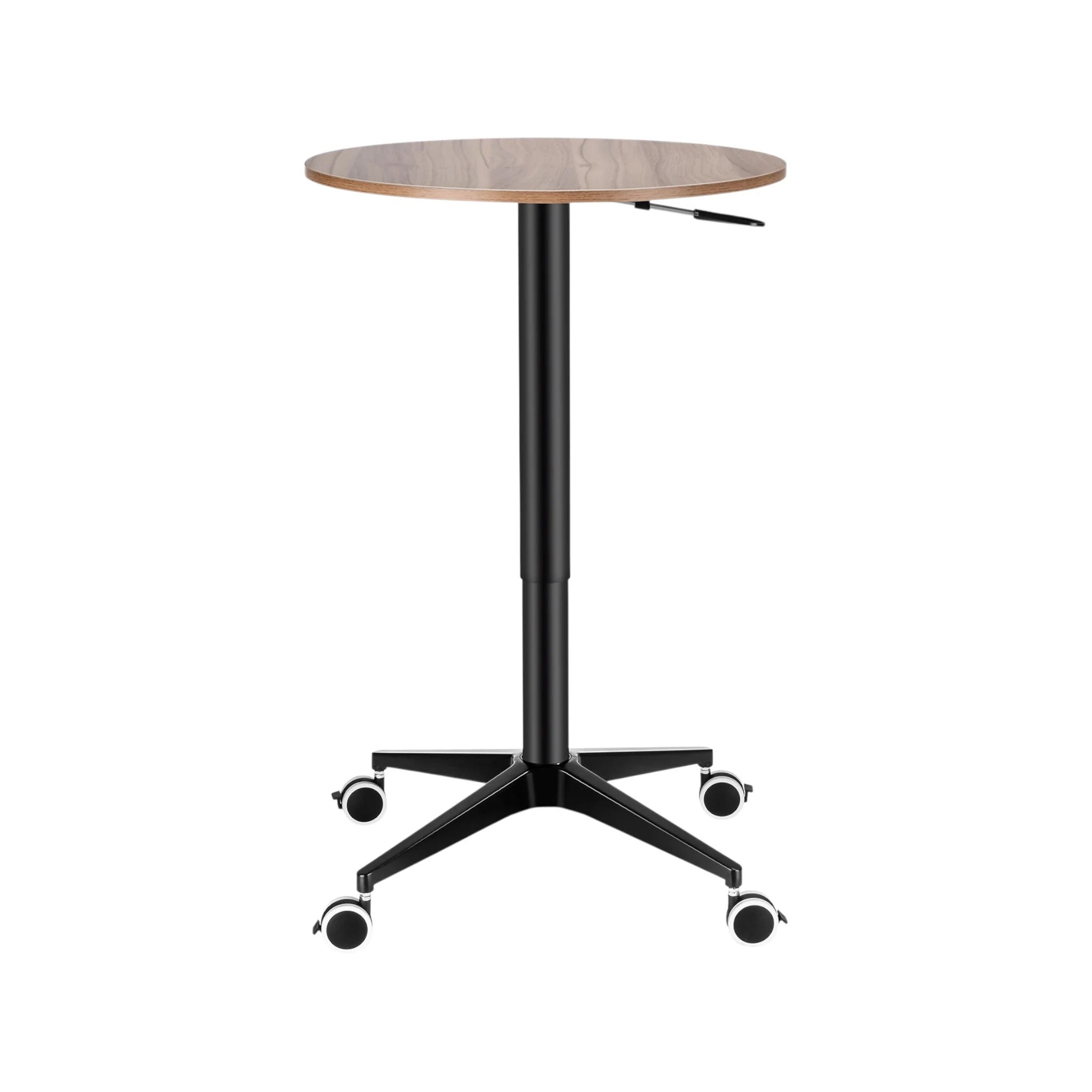 Adjustable Round Floor Table - Hickory Adjustable Round Floor Table - Hickory