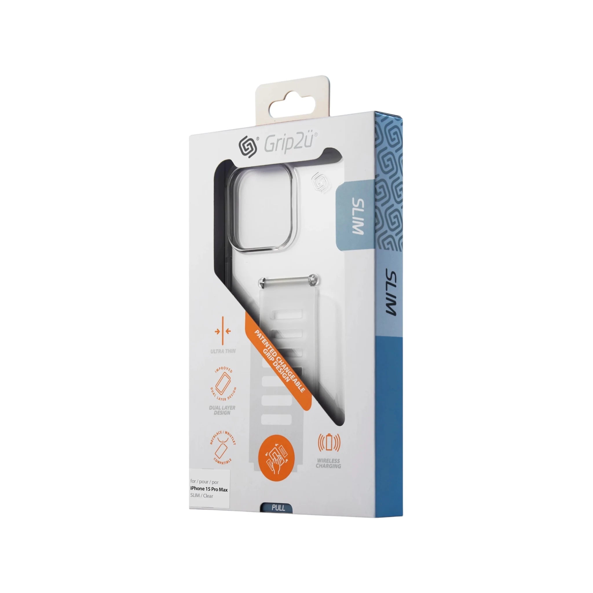 Grip2u Case for iPhone 15 Pro Max SLIM - Clear Grip2u Case for iPhone 15 Pro Max SLIM - Clear