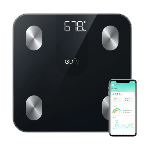 eufy A1 Smart Body Fat Scale, Fast Bluetooth connection with app for data tracking.
