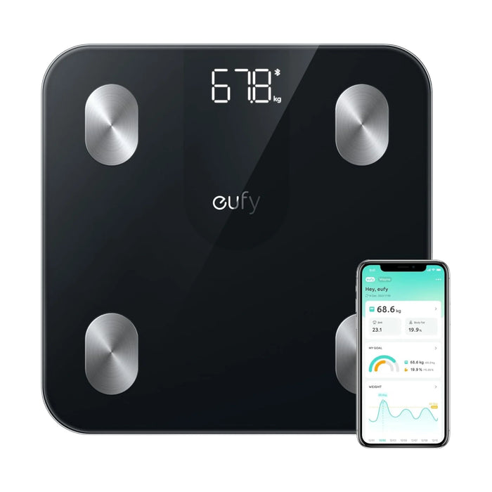 eufy A1 Smart Body Fat Scale, Fast Bluetooth connection with app for data tracking.