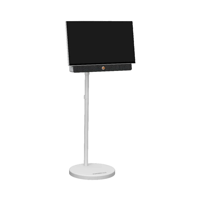 Powerology Portable TV Stand with Wheels 27–40" VESA compatible: 75×75 mm and 100×100 mm. TaMiMi Projects Qatar.