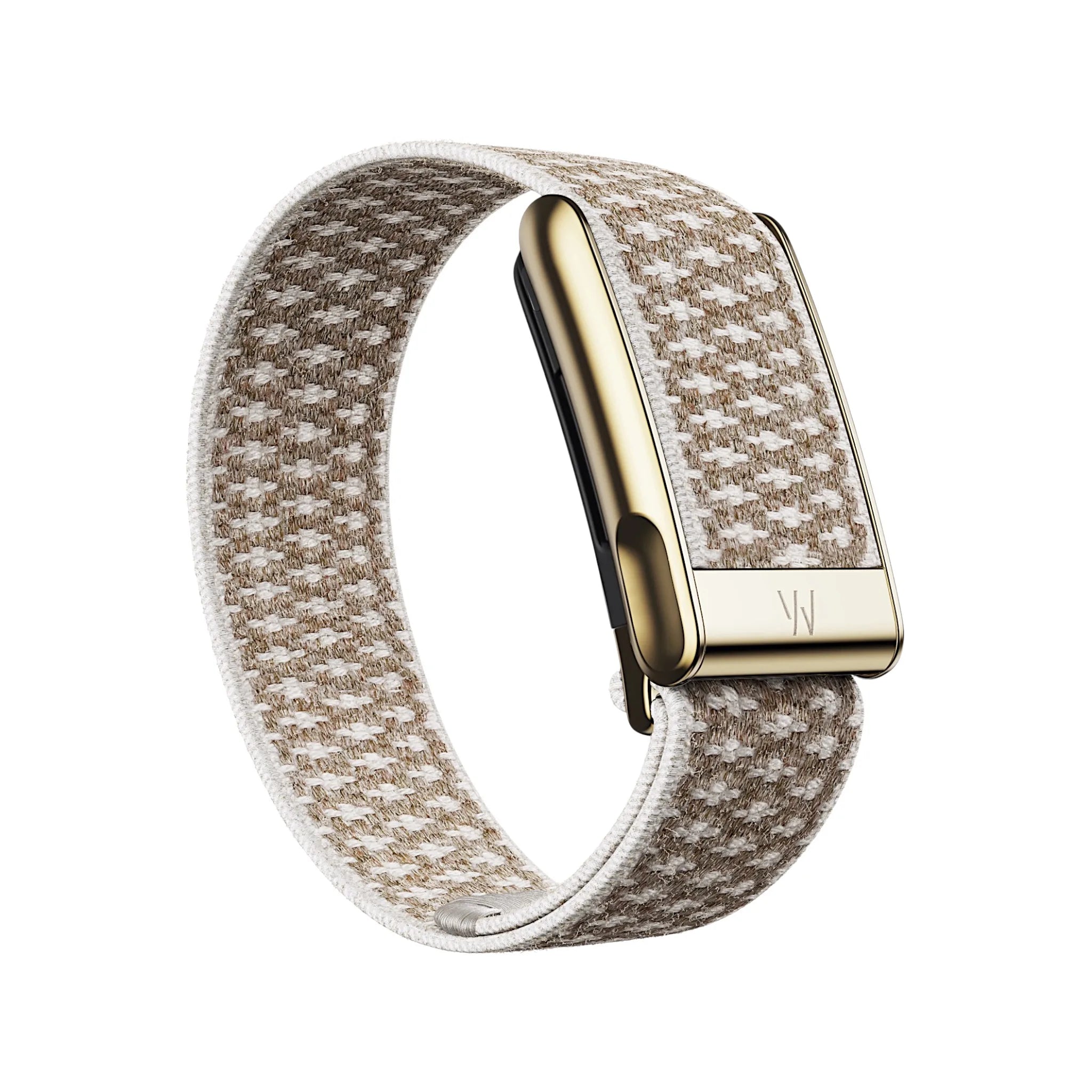Whoop 5 MG CloudKnit Luxe Band - Haze with Gold